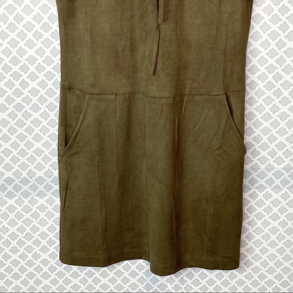 GUC Paper Crane Front Lace Up Faux Suede Dress - Picture 5 of 14